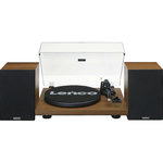 Lenco Platine vinyle Lenco LS-480WD avec Bluetooth et haut-parleurs en bois
