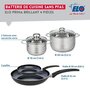 Voir la diapositive 2 : ELO Ensemble de 2 Poêles de cuisson 20 et 32 cm et 2 faitouts 16 et 20 cm Elo Prima Brillant