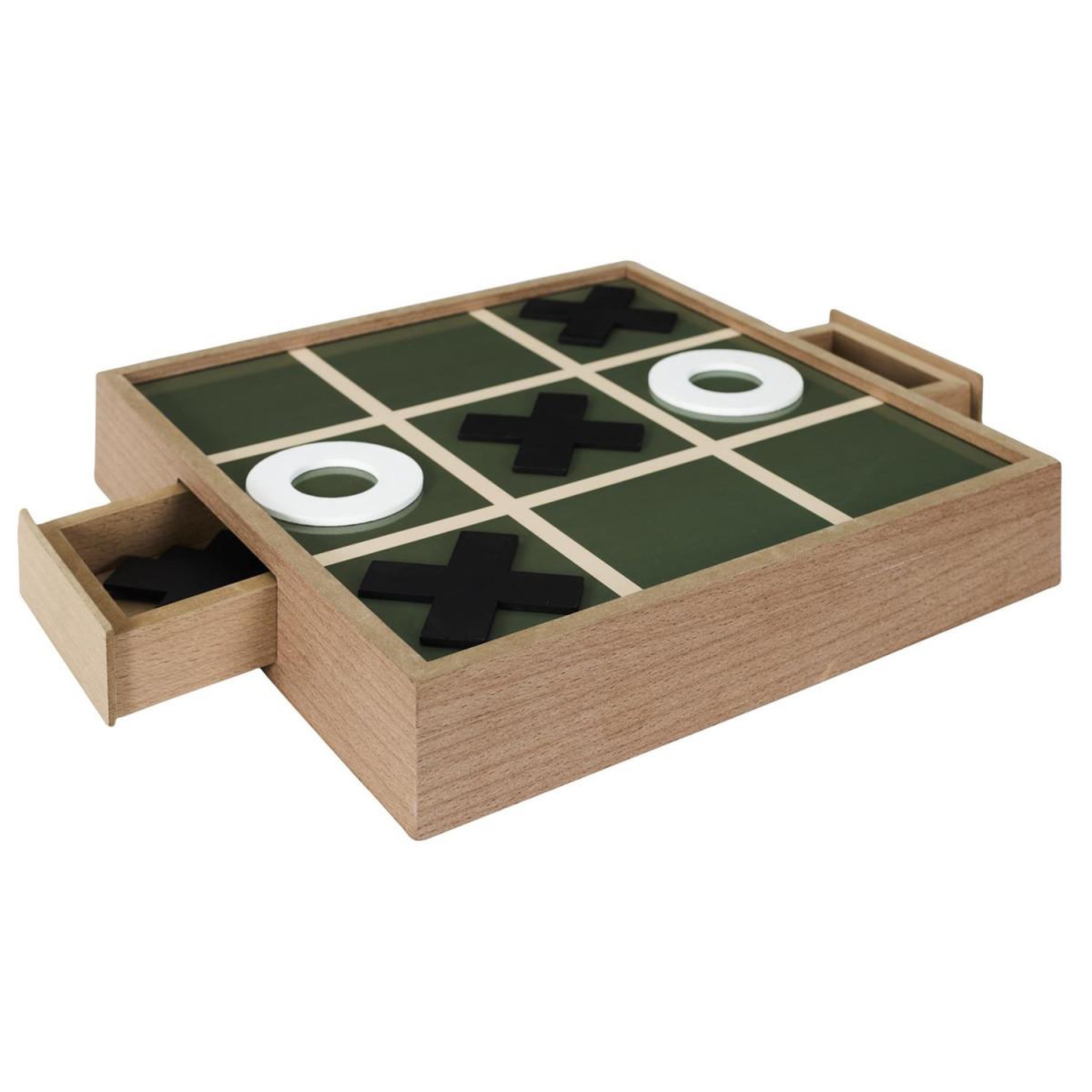 MISTER GADGET Jeu morpion  tic tac toe  30cm naturel