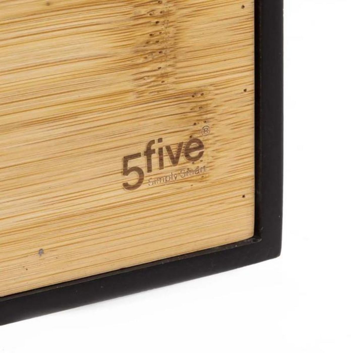 FIVE Tour de Rangement Bureau Carrée  Bava  31cm Noir