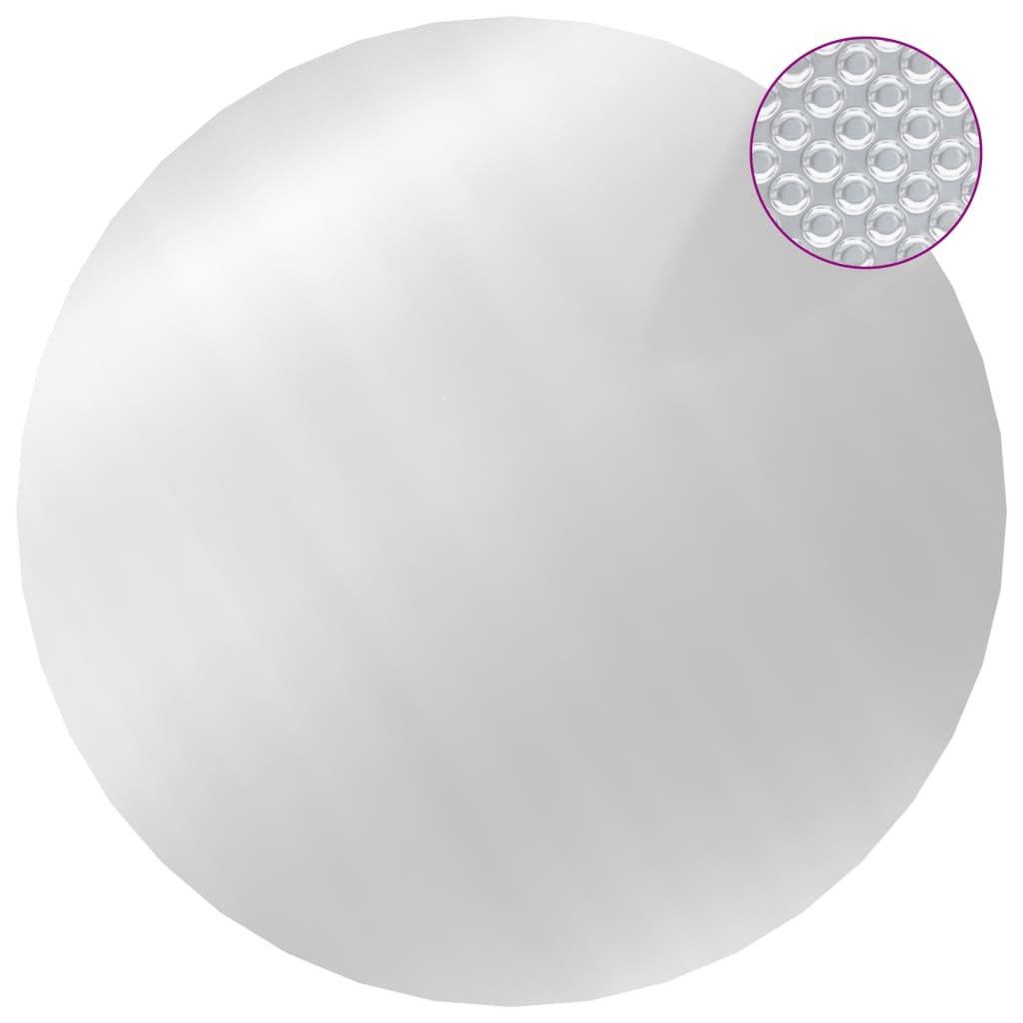 Voir la diapositive 2 : VIDAXL Couverture de piscine Argente 417 cm PE