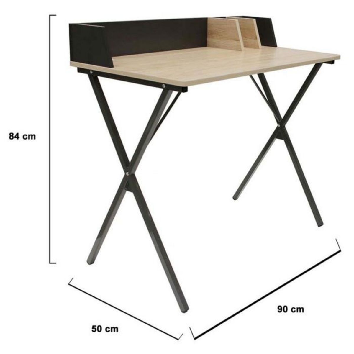 Paris Prix Bureau Design  Brice  90cm Noir