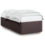 Voir la diapositive 2 : VIDAXL Cadre de lit sans matelas marron fonce 80x200 cm tissu