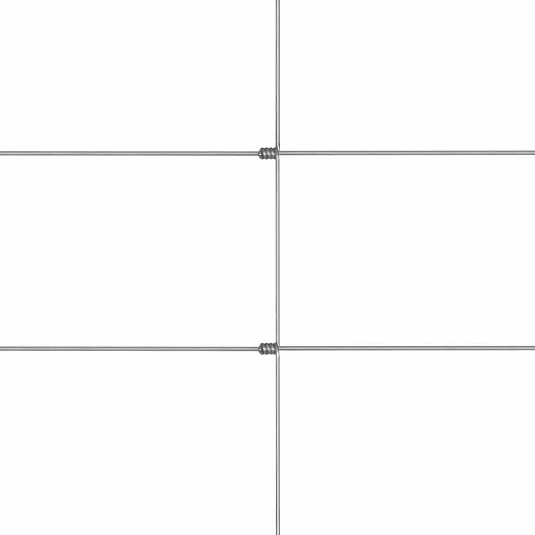 Voir la diapositive 4 : VIDAXL Cloture de jardin acier galvanise 50x1,2 m argente