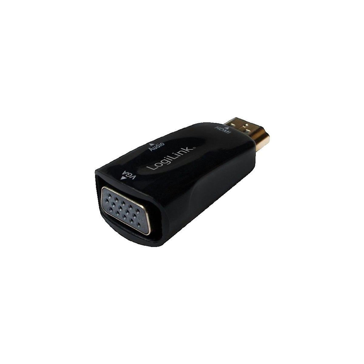 LOGILINK Convertisseur HDMI vers VGA LogiLink 4052792045048 Noir