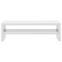 Voir la diapositive 4 : VIDAXL Support de moniteur Blanc brillant 42x24x13cm Bois d'ingenierie