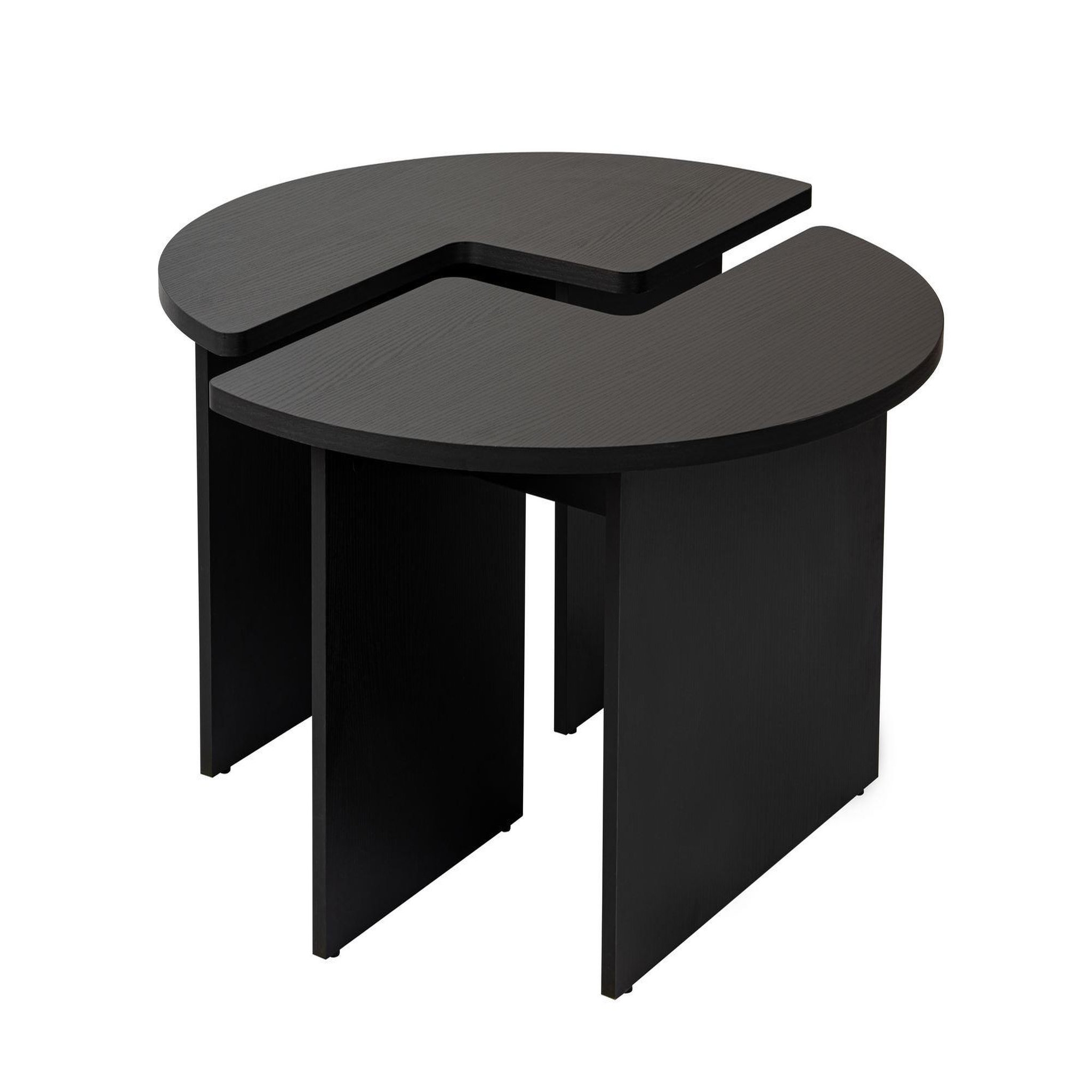 Habitat et Jardin Table basse en bois  moira  90 x 90 x 41 cm - bois noir