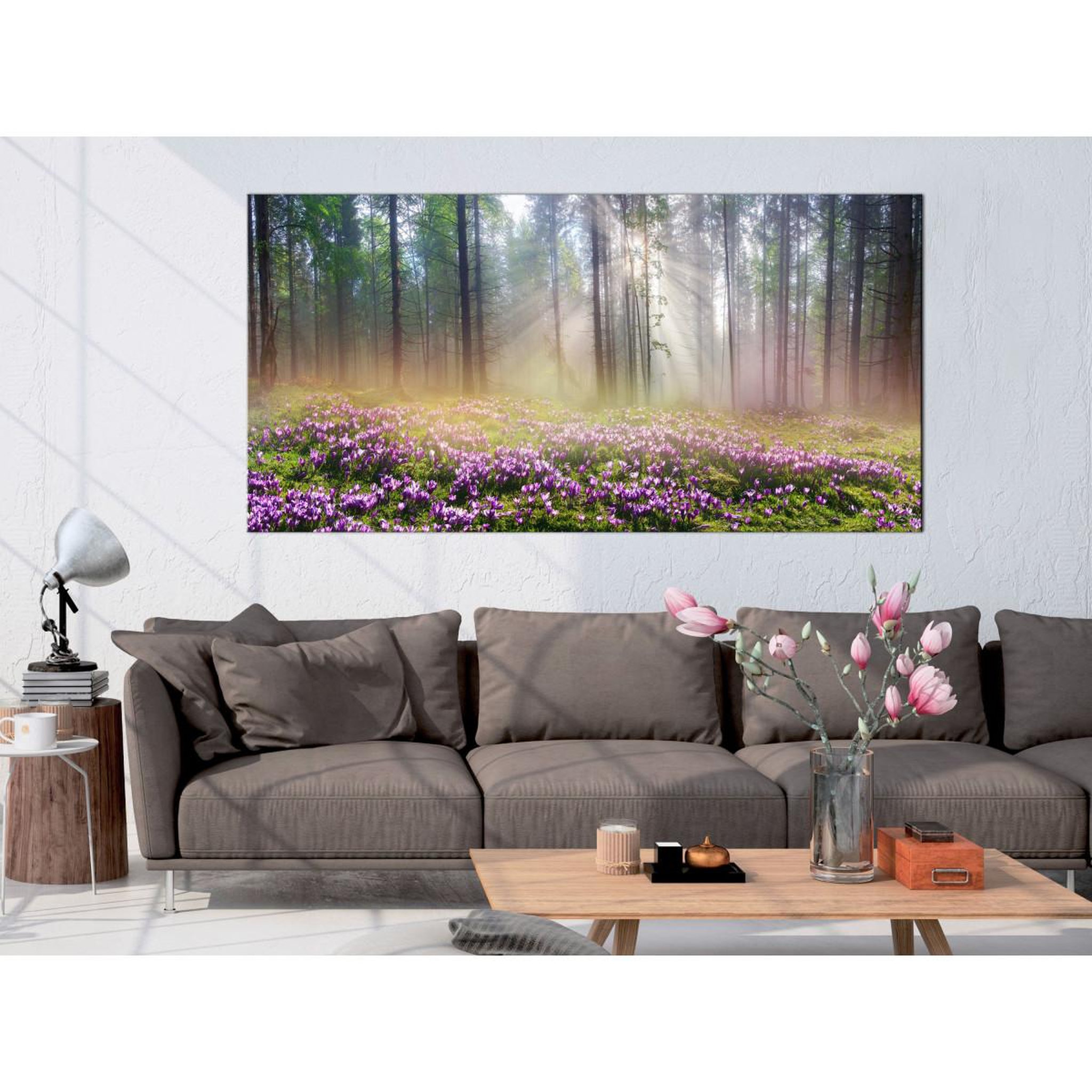 Voir la diapositive 2 : Paris Prix Tableau Imprimé  Purple Meadow Wide