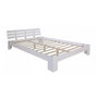 Voir la diapositive 1 : HomeStyle4U Futon lit double 140x200 lit en bois blanc