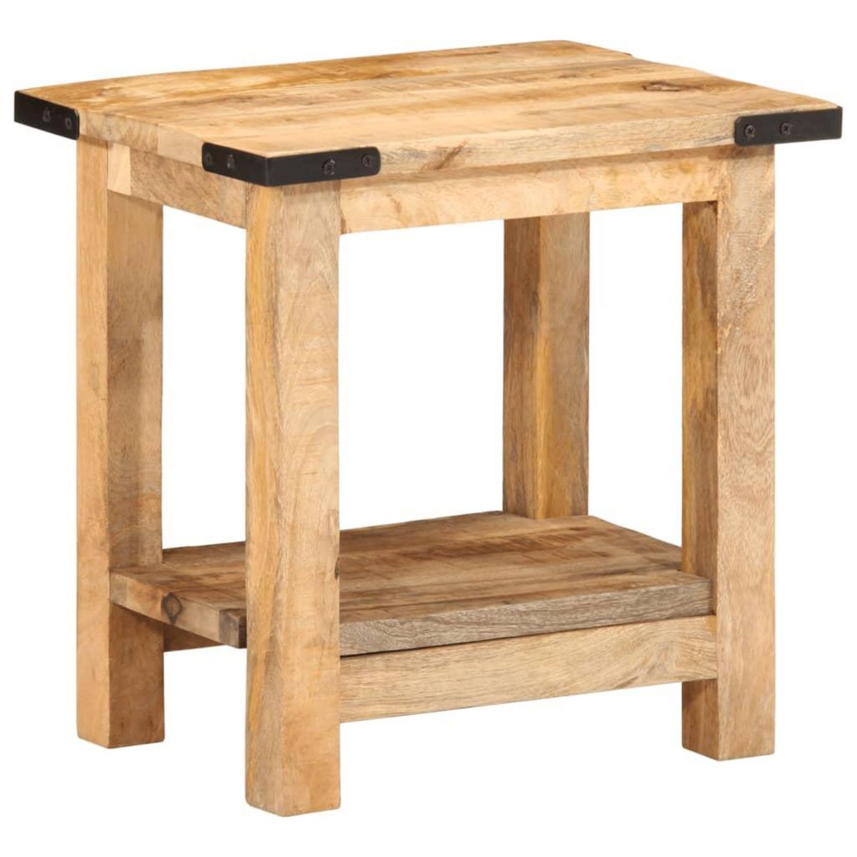 VIDAXL Table d'appoint 40x30x40 cm bois massif de manguier brut