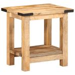 VIDAXL Table d'appoint 40x30x40 cm bois massif de manguier brut