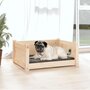Voir la diapositive 3 : VIDAXL Lit pour chien 65,5x50,5x28 cm Bois de pin solide