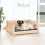 Voir la diapositive 3 : VIDAXL Lit pour chien 65,5x50,5x28 cm Bois de pin solide