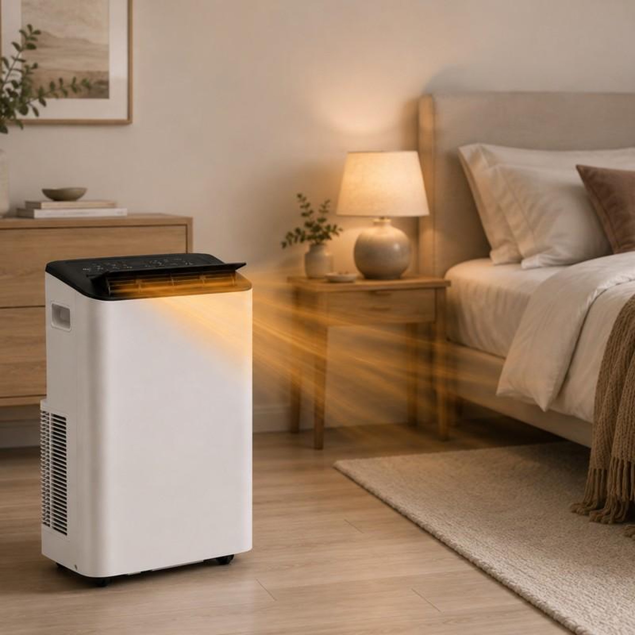 Voir la diapositive 3 : Climatiseur portable - 12000 btu - froid & chaud