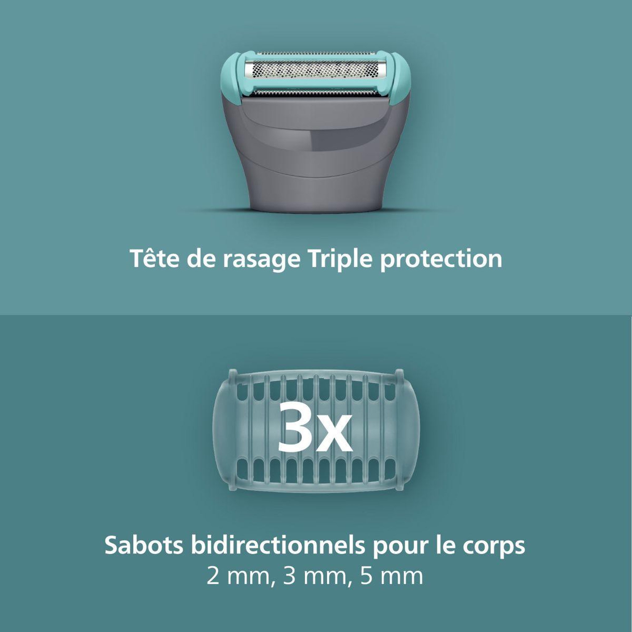 Voir la diapositive 4 : Philips Tondeuse corps bg3485/15 series 3000