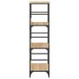Voir la diapositive 5 : VIDAXL Bibliotheque chene sonoma 50x33x117,5 cm bois d'ingenierie