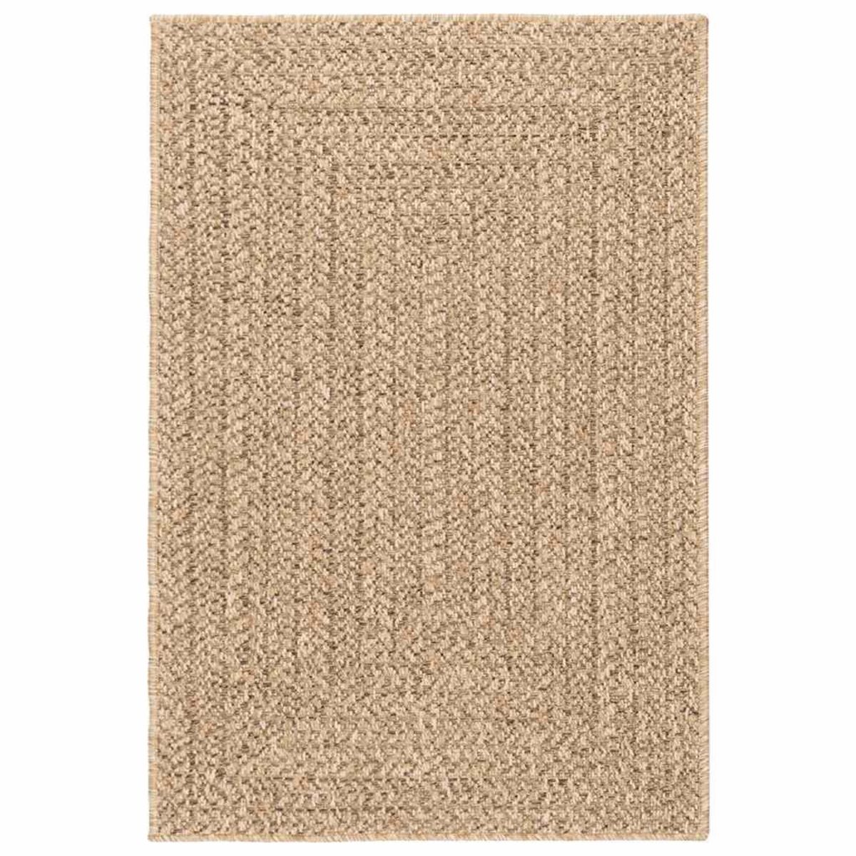 VIDAXL Tapis ZIZUR 140x200 cm aspect de jute interieur et exterieur