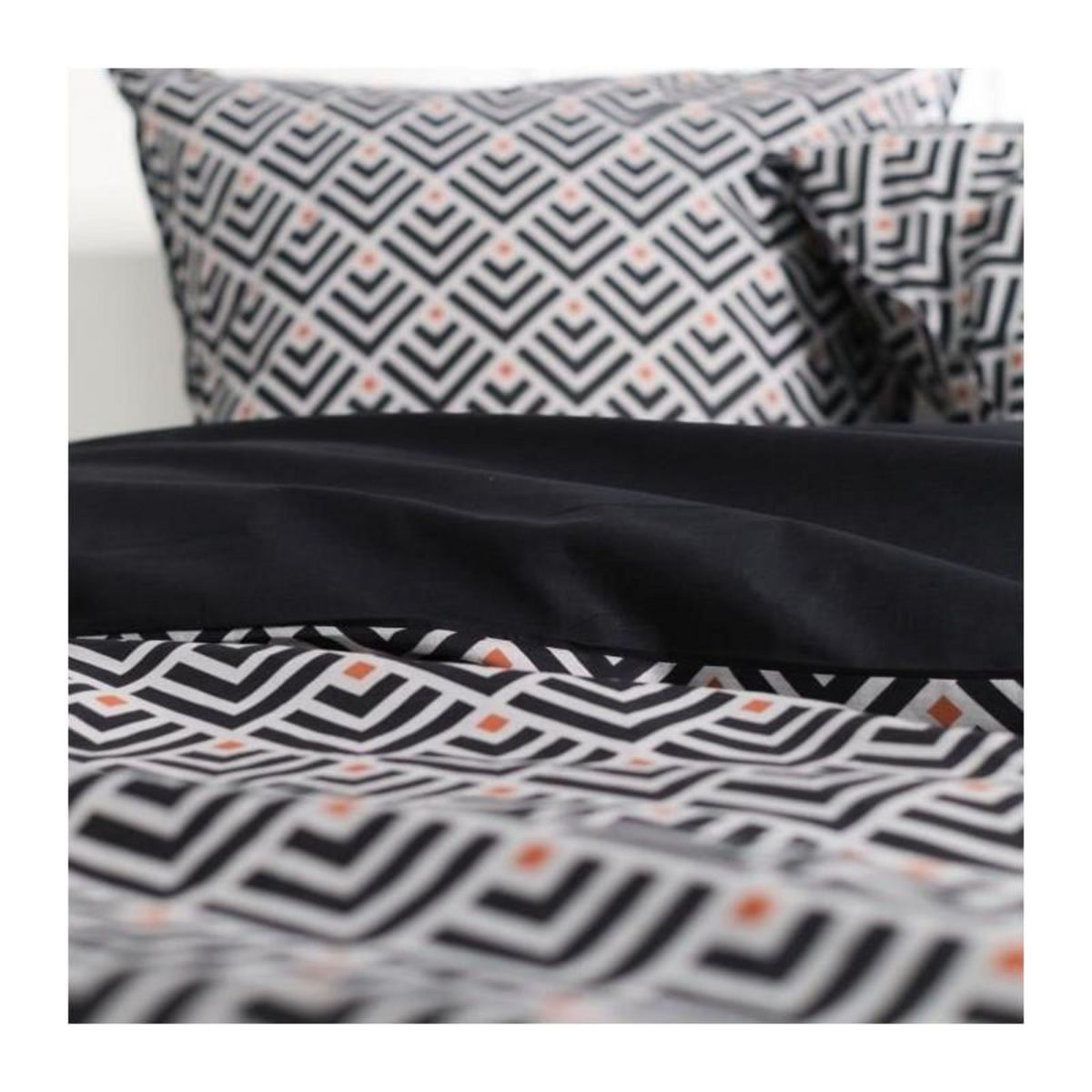 Today PARURE DE LIT TODAY - HOUSSE DE COUETTE 220X240 + 2 TAIES D OREILLER 63X63 - 100% COTON 57 fils - SUNSHINE 14.39