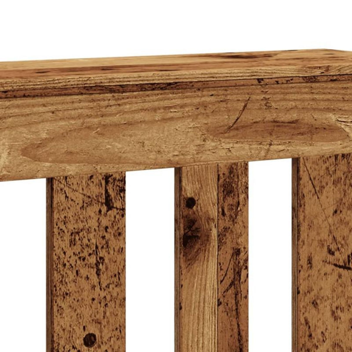 VIDAXL Cache radiateur vieux bois 175x20x82 cm bois d ingénierie