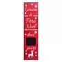 FEERIC LIGHT & CHRISTMAS Calendrier de l'Avent Pancarte en bois - H. 120 cm - Rouge