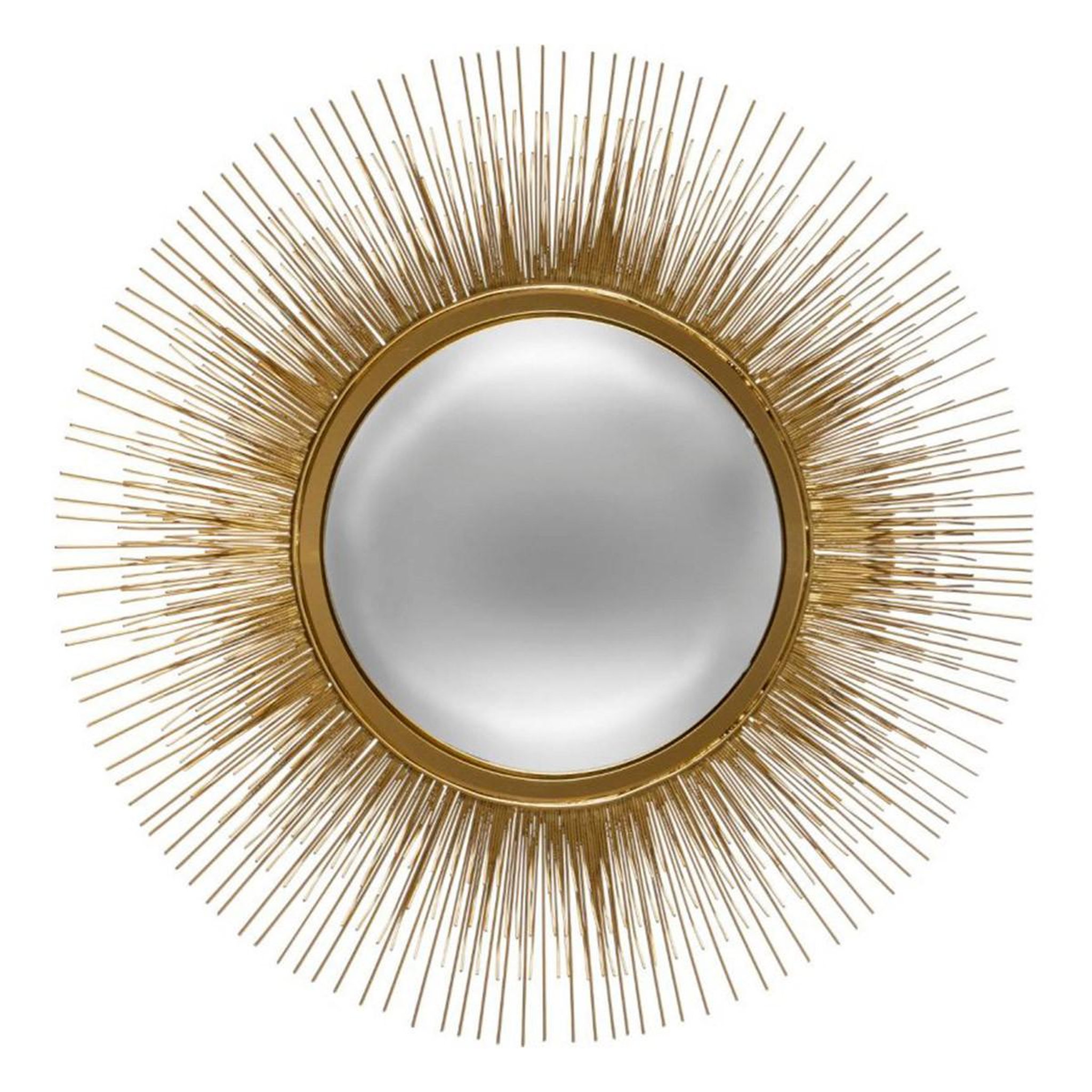 Voir la diapositive 1 : ATMOSPHERA Miroir mural design  soledad  58cm or