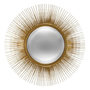 Voir la diapositive 1 : ATMOSPHERA Miroir Mural Design  Soledad  58cm Or