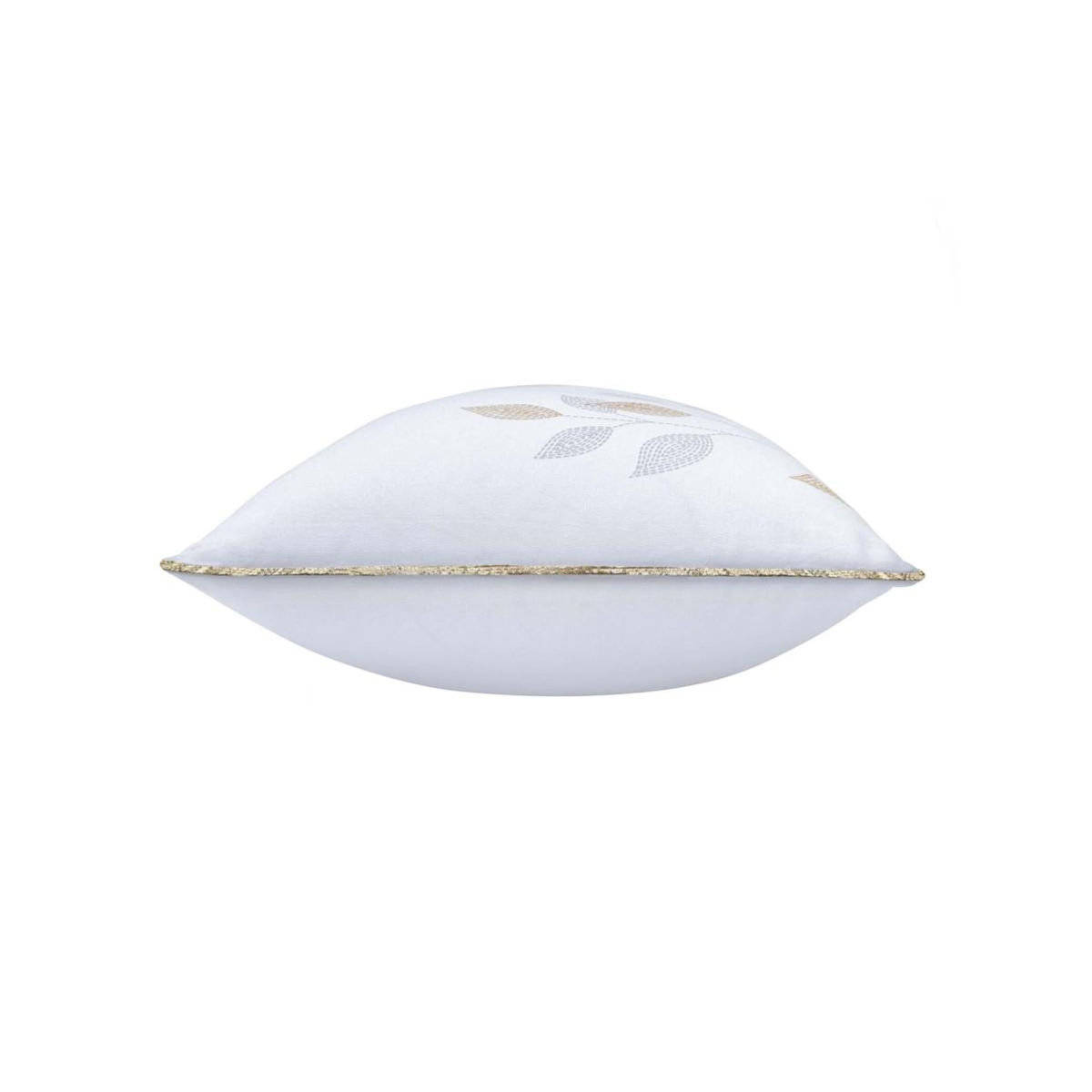 Paris Prix Coussin Déco Passepoil  Duchesse  40x60cm Blanc