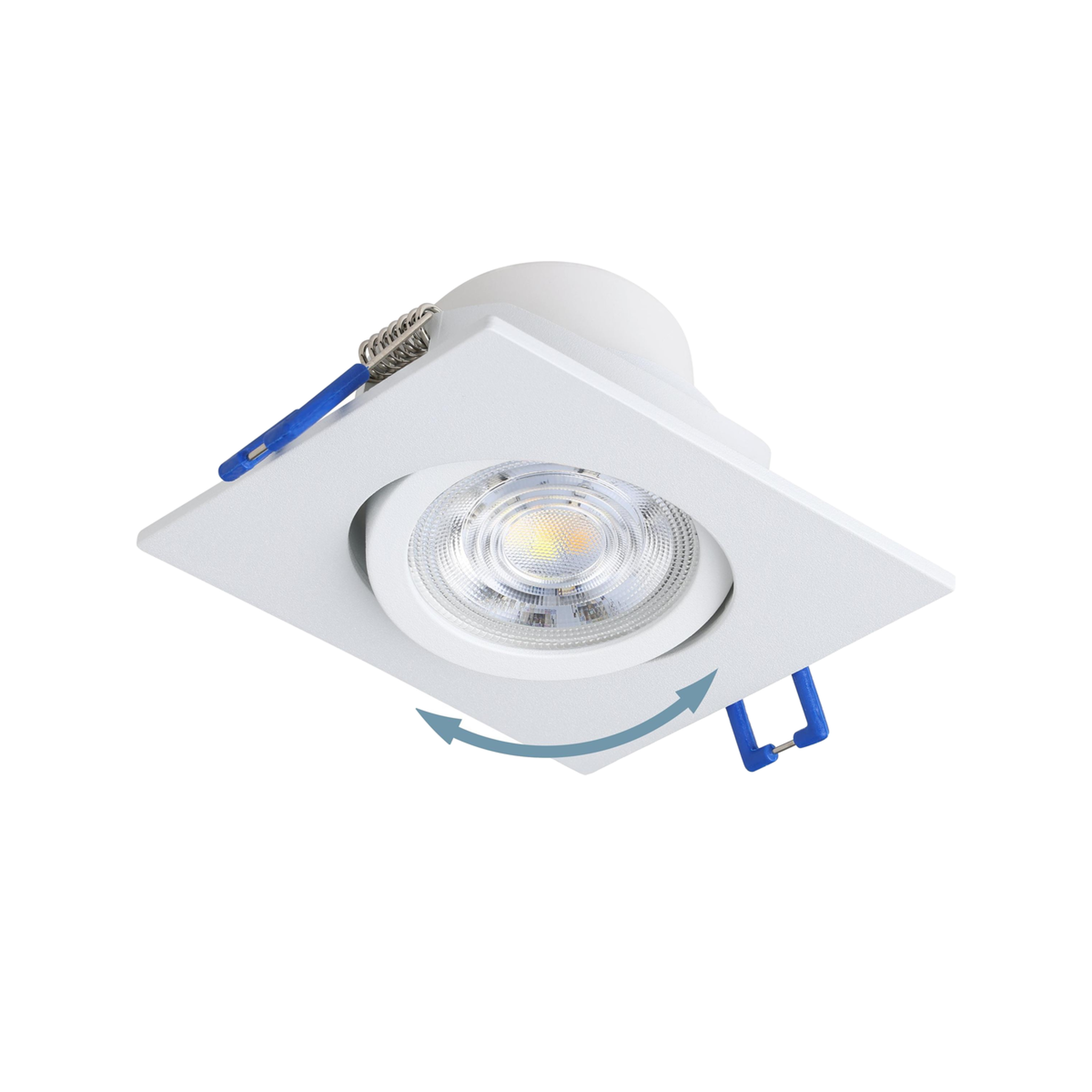 EGLO Spot encastré EGLO saliceto LED 6W 2700K blanc