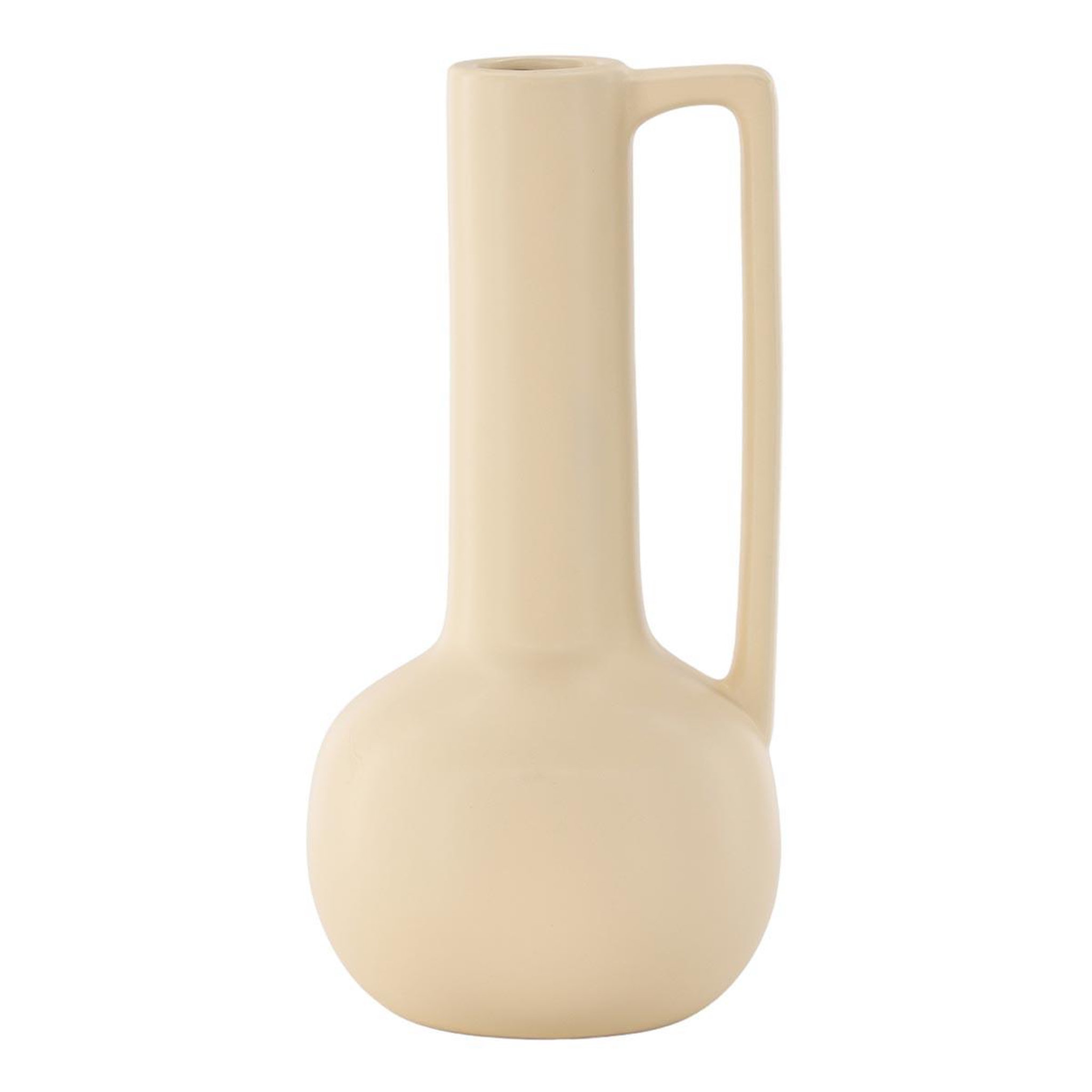 Paris Prix Vase design en céramique  allis  36cm jaune