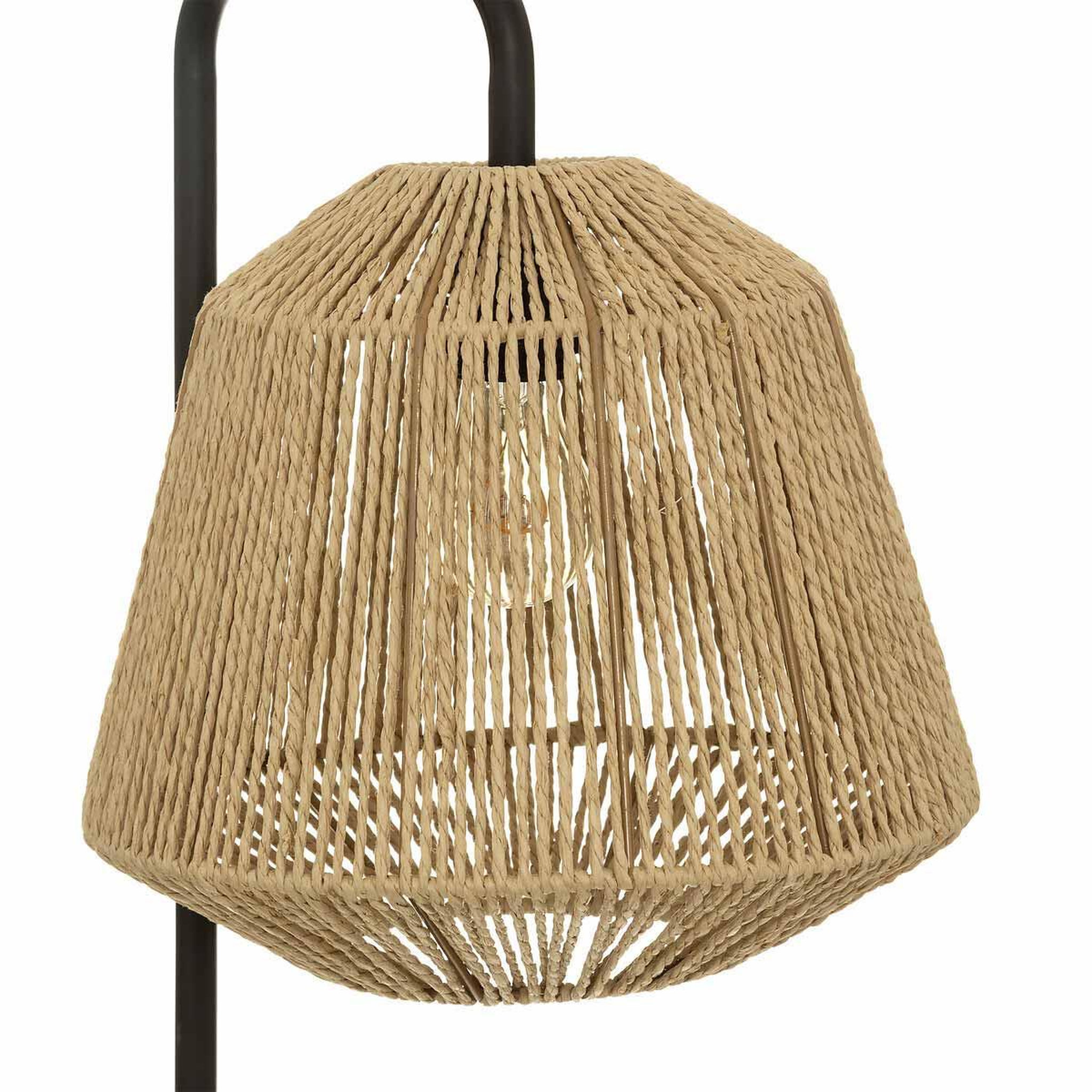 Voir la diapositive 3 : ATMOSPHERA Lampadaire design  jily  150cm beige & noir