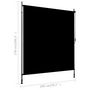 Voir la diapositive 6 : VIDAXL Store roulant d'exterieur 200 x 270 cm Anthracite