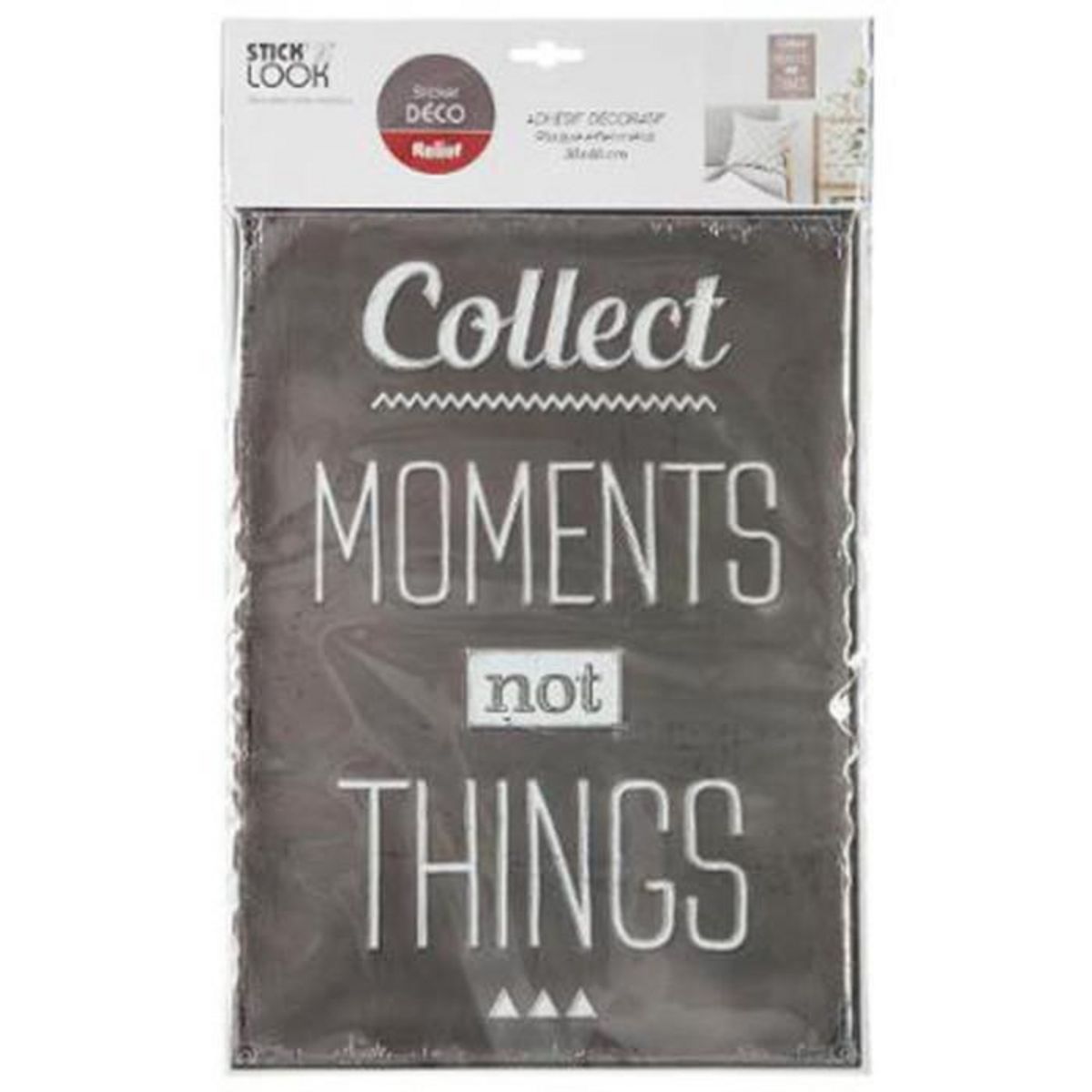 Stick'n Look Sticker Relief  Moments  30x40cm Noir