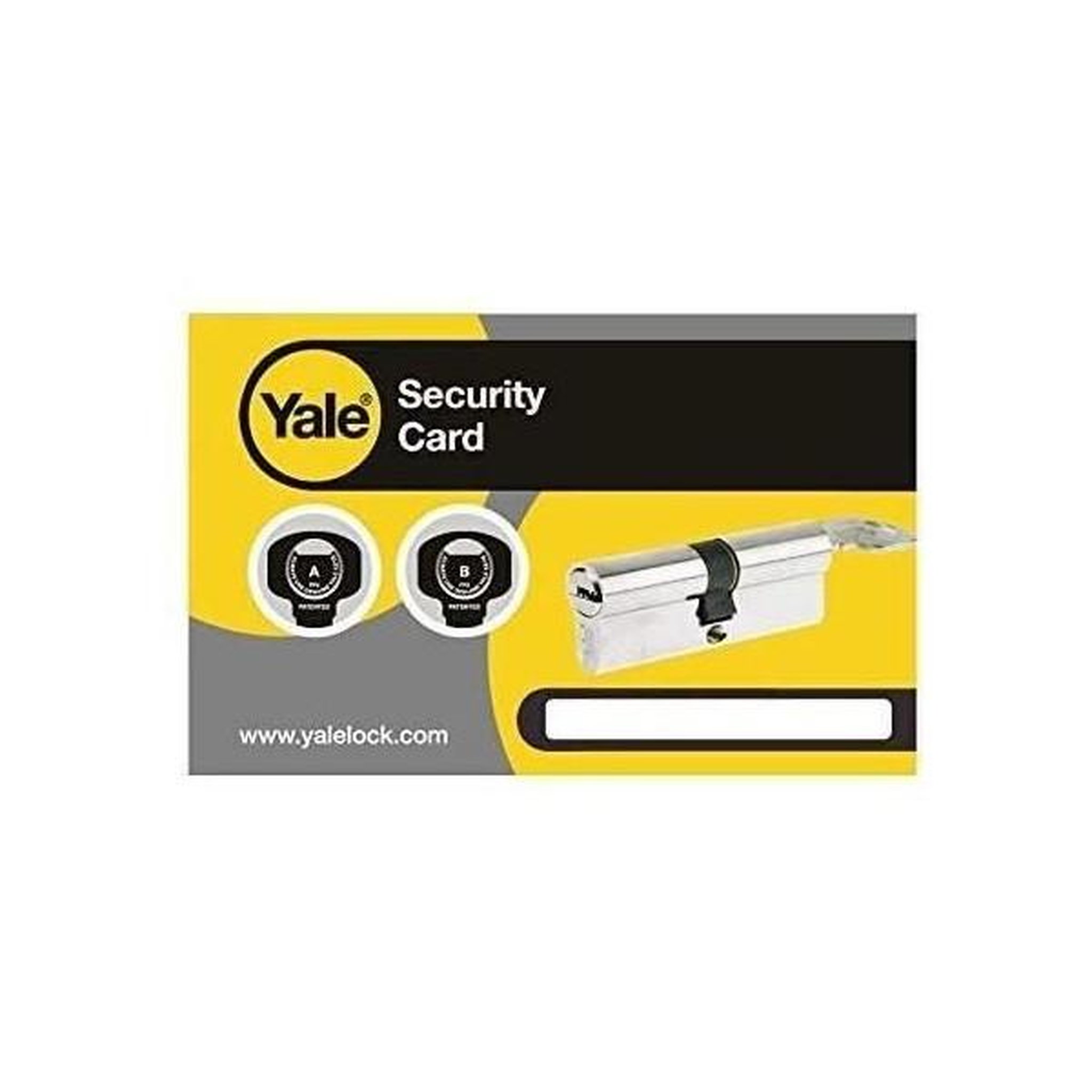 Voir la diapositive 2 : YALE Demi-cylindre de serrure - yale - yc1000+ - 30x10 mm - 6 goupilles - 4 clés réversibles - nickelé