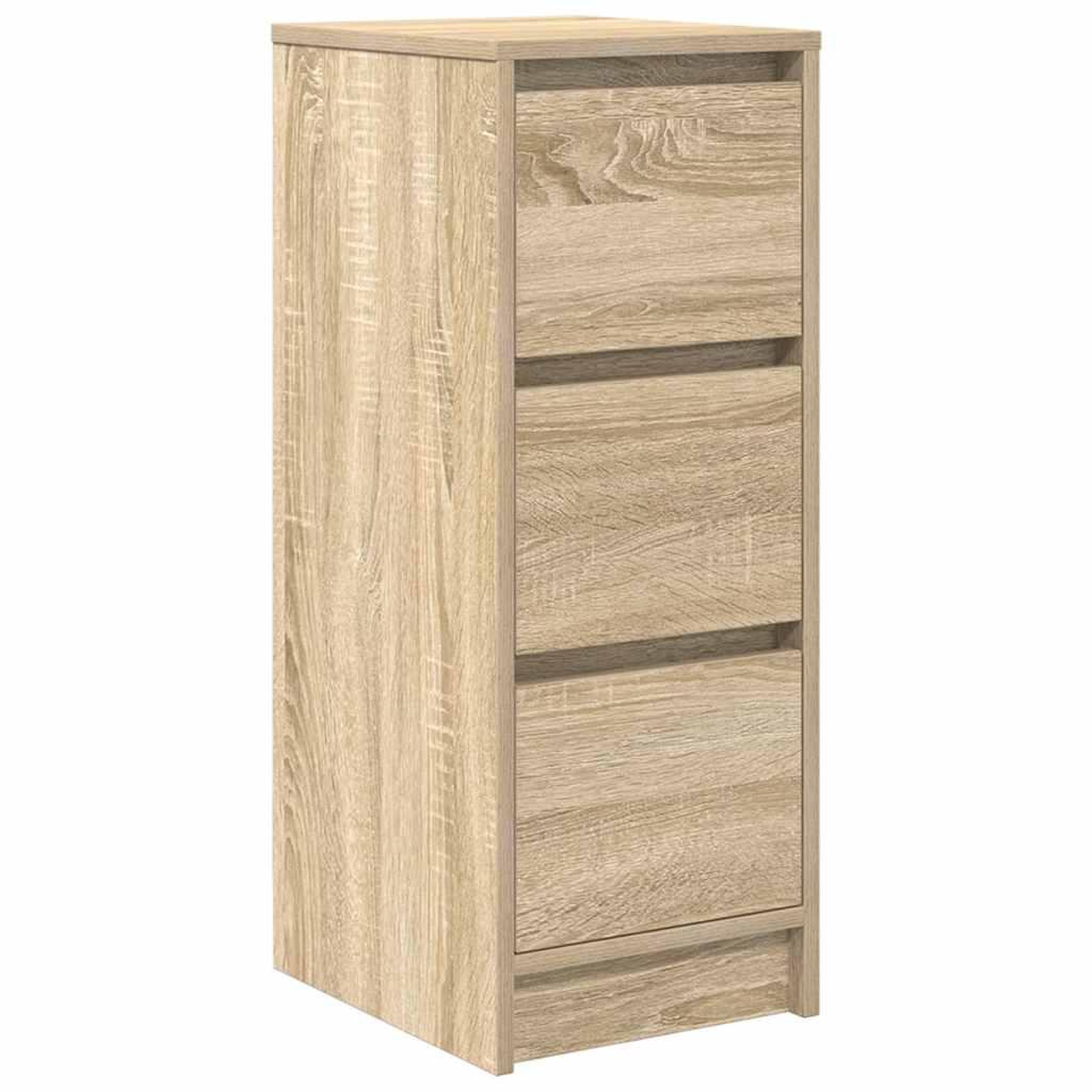 Voir la diapositive 2 : VIDAXL Buffet chene sonoma 29,5x34x76 cm bois d'ingenierie