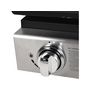 Voir la diapositive 4 : Habitat et Jardin Plancha  Presto 3  - 3 Brûleurs - 7.5kW - Gris