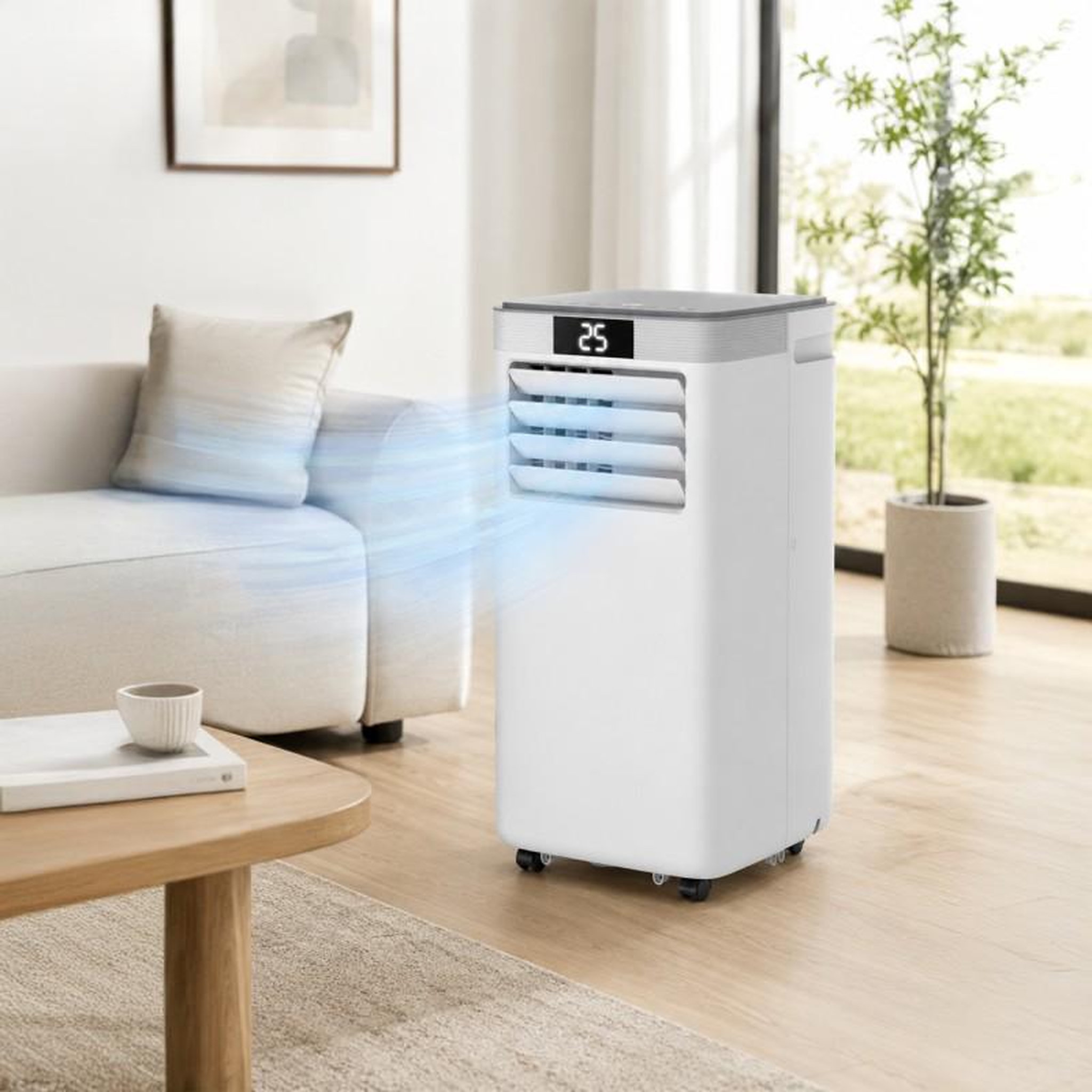 Voir la diapositive 2 : Climatiseur portable 9000 btu - wi-fi - 3-en-1