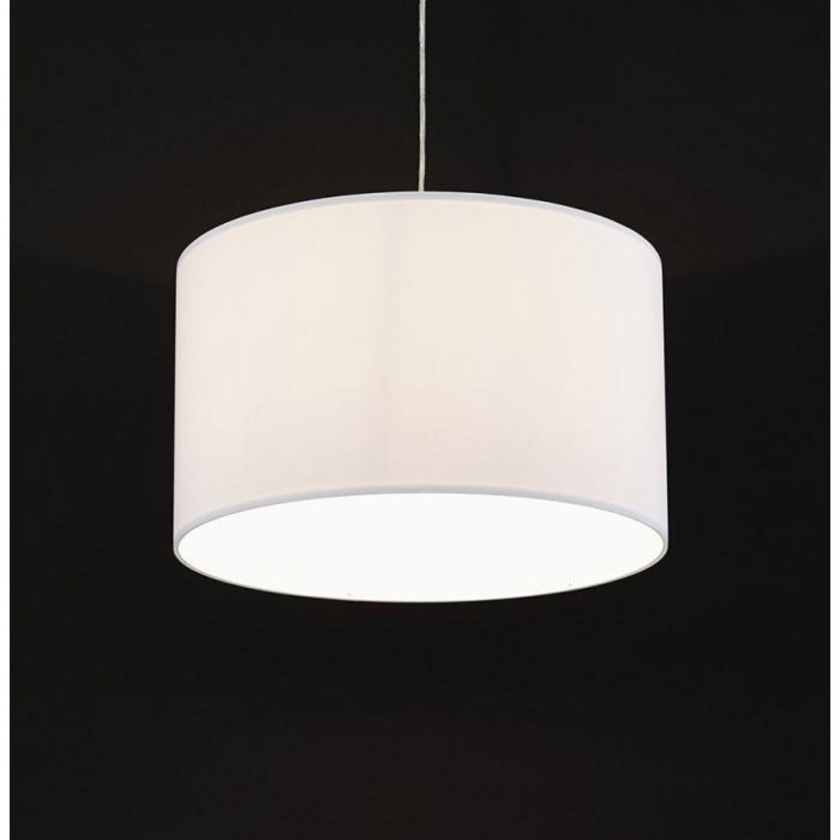 Paris Prix Lampe Suspension avec Abat-Jour  Fidelio  50cm Blanc