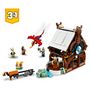 Voir la diapositive 6 : LEGO Creator 31132 La bateau viking et le serpent de Midgard, jouet à construire