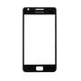 Samsung Vitre écran de façade noire + adhésif pour Samsung Galaxy S2 I9100