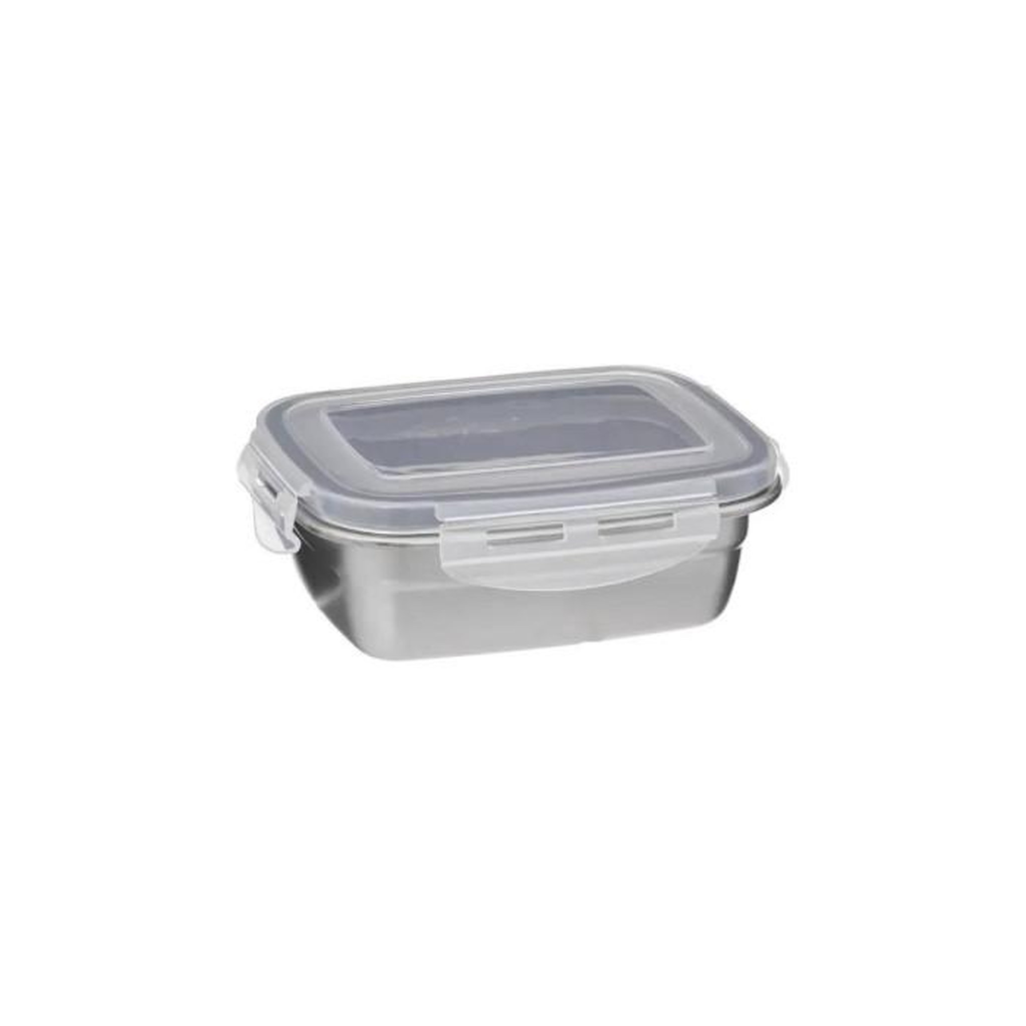 Voir la diapositive 4 : FIVE Lot de 3 Boîtes de Conservation  Clipeat  23cm Gris