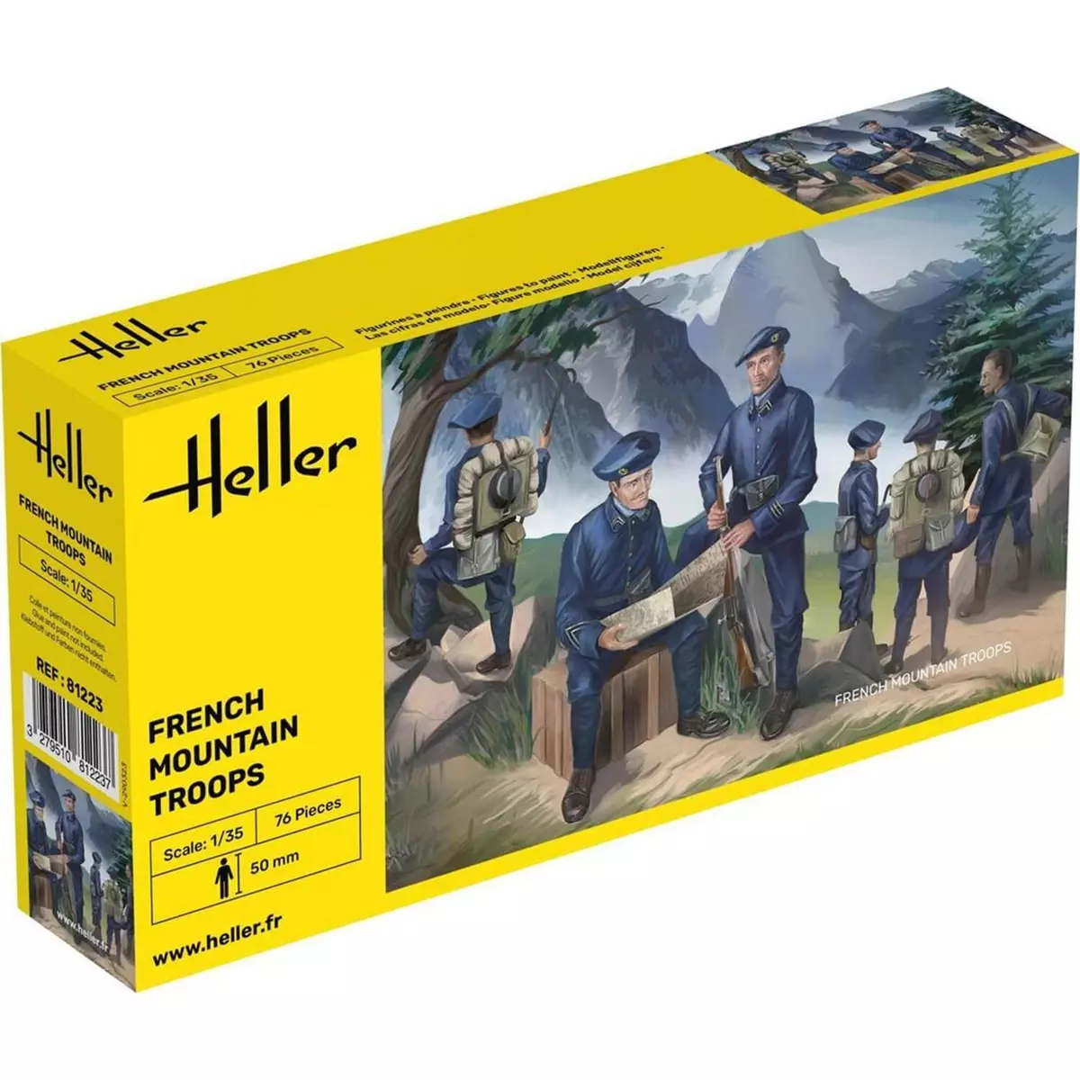 Heller Figurines militaires : Chasseurs alpins