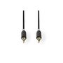Voir la diapositive 2 : NEDIS Câble audio stéréo | 3.5 mm Mâle | 3.5 mm Mâle | Plaqué or | 3.00 m | R NEDIS - CABW22000AT30