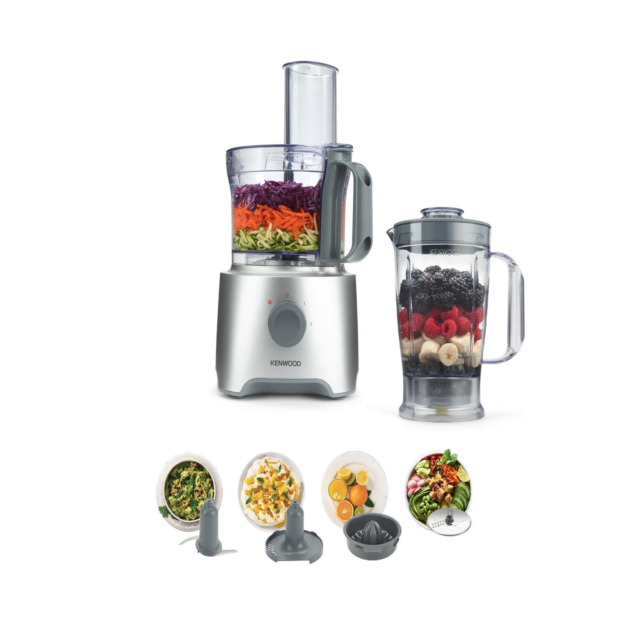 Voir la diapositive 2 : KENWOOD Kenwood FDP302SI 800W 2.1L Argent robot de cuisine