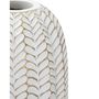 Voir la diapositive 2 : Paris Prix Vase Déco en Résine  Leaf  46cm Blanc