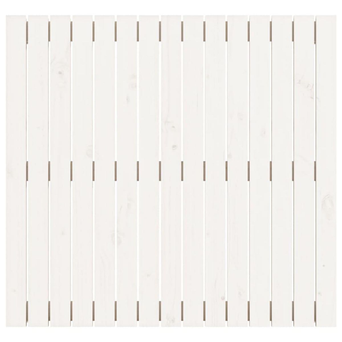 VIDAXL Tete de lit murale Blanc 95,5x3x90 cm Bois massif de pin