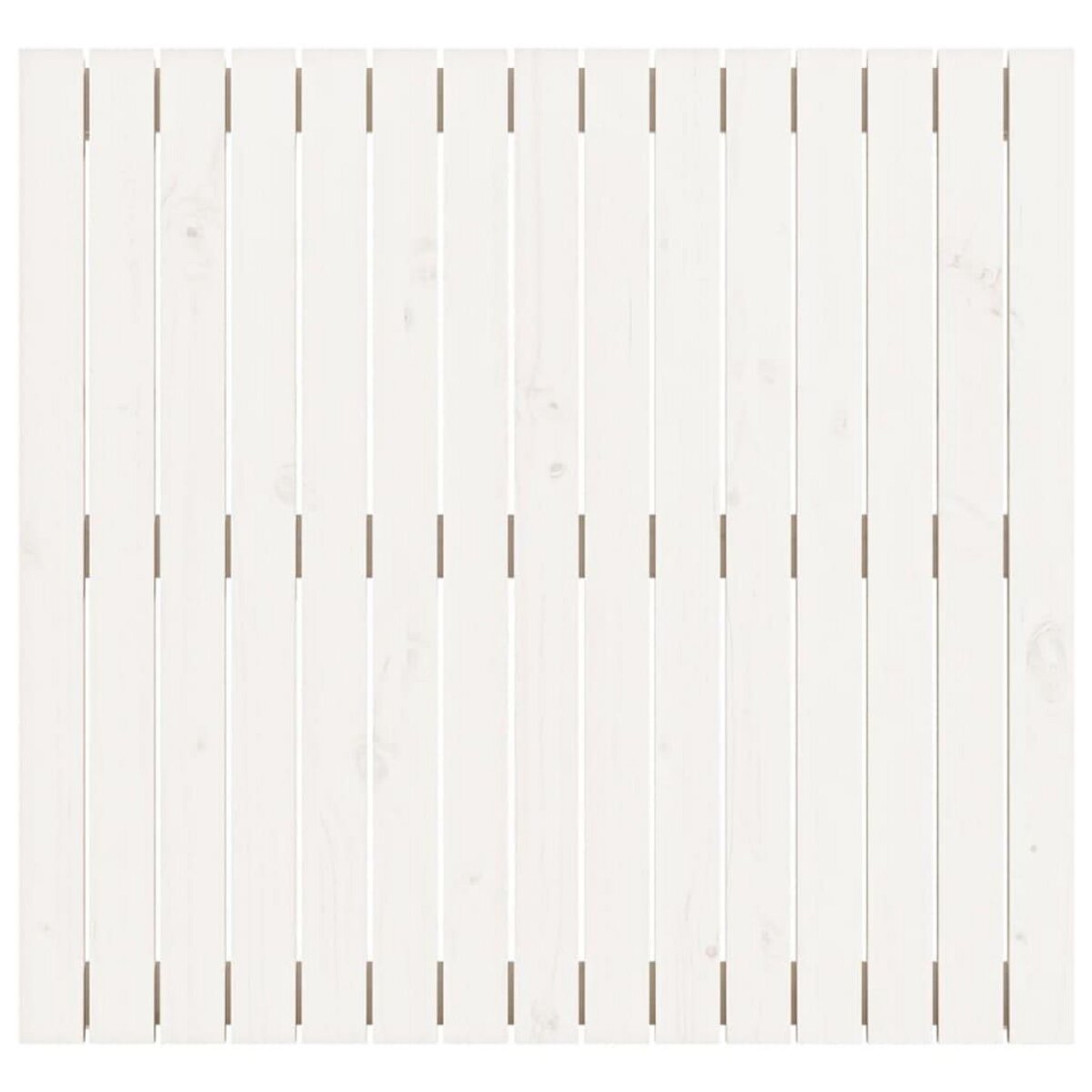 VIDAXL Tete de lit murale Blanc 95,5x3x90 cm Bois massif de pin