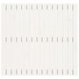 Voir la diapositive 4 : VIDAXL Tete de lit murale Blanc 95,5x3x90 cm Bois massif de pin