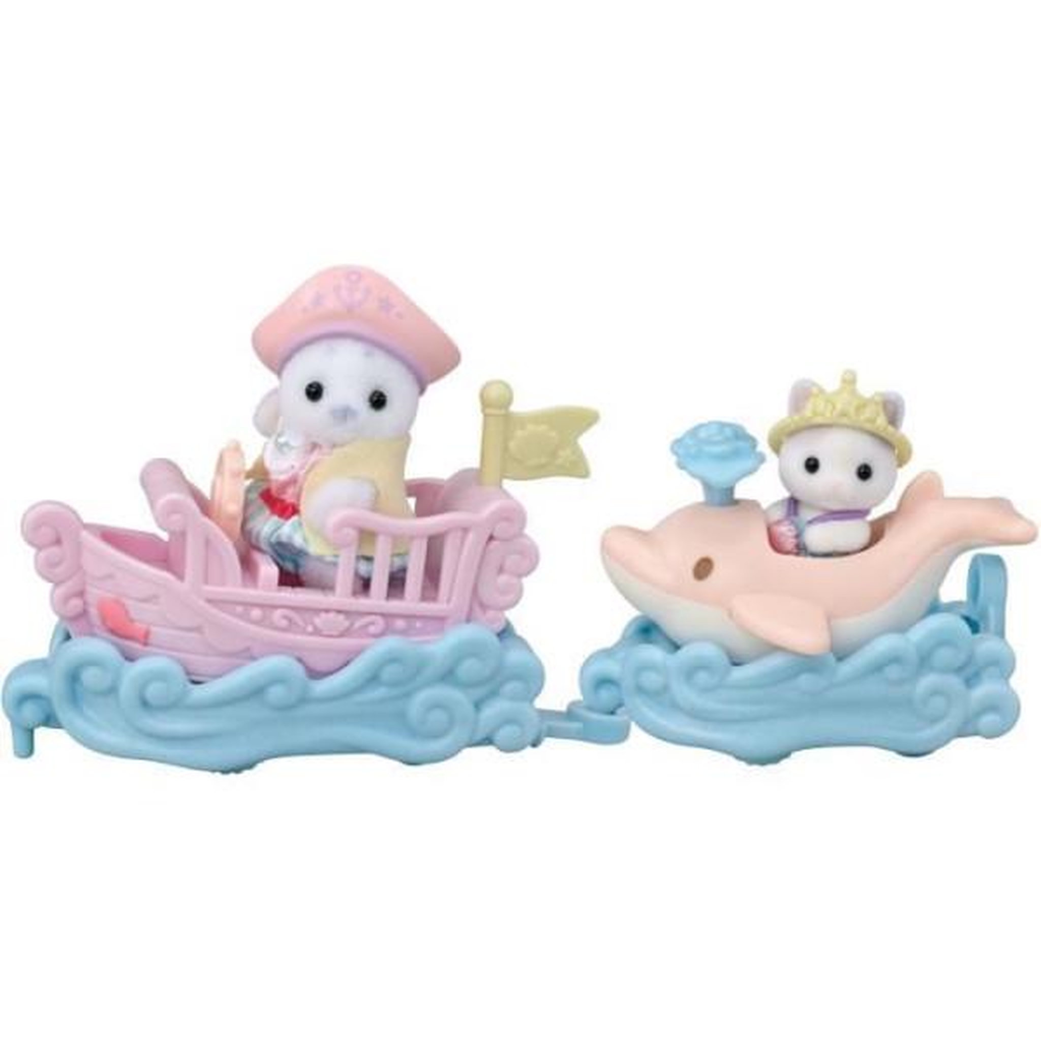 Voir la diapositive 3 : Sylvanian Families Mini-figurines - sylvanian families - le petit train de la mer - des 3 ans