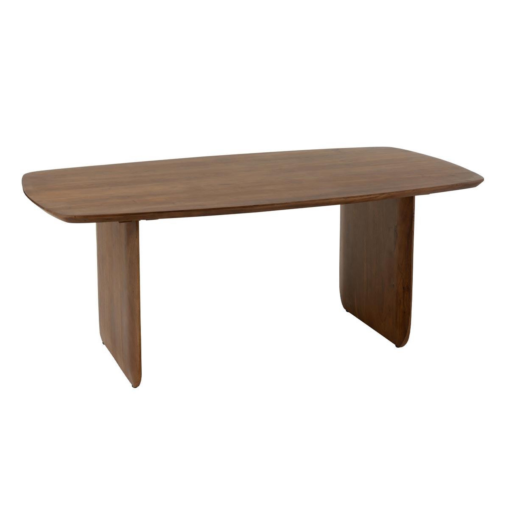 J-LINE Table à manger en bois  william  190cm marron