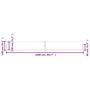 Voir la diapositive 6 : VIDAXL Auvent lateral retractable Bleu 140x1000 cm